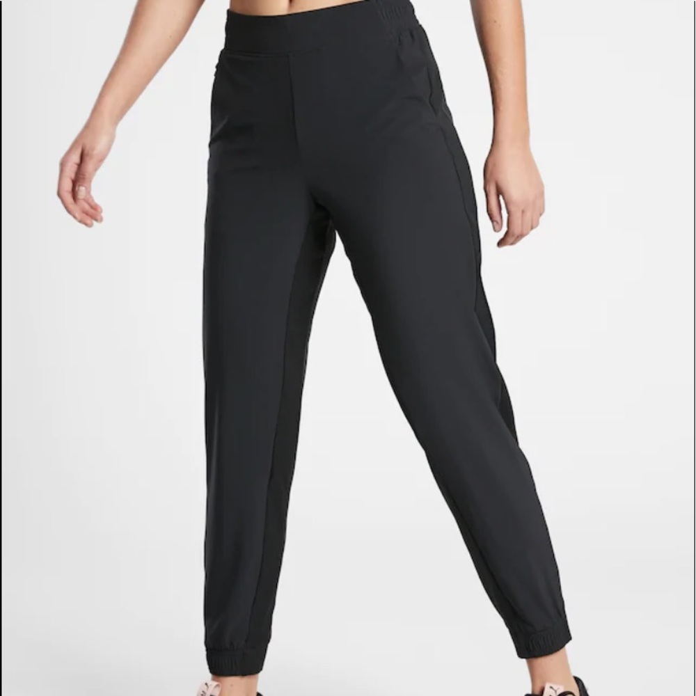 NWT Athleta Black Track Pants